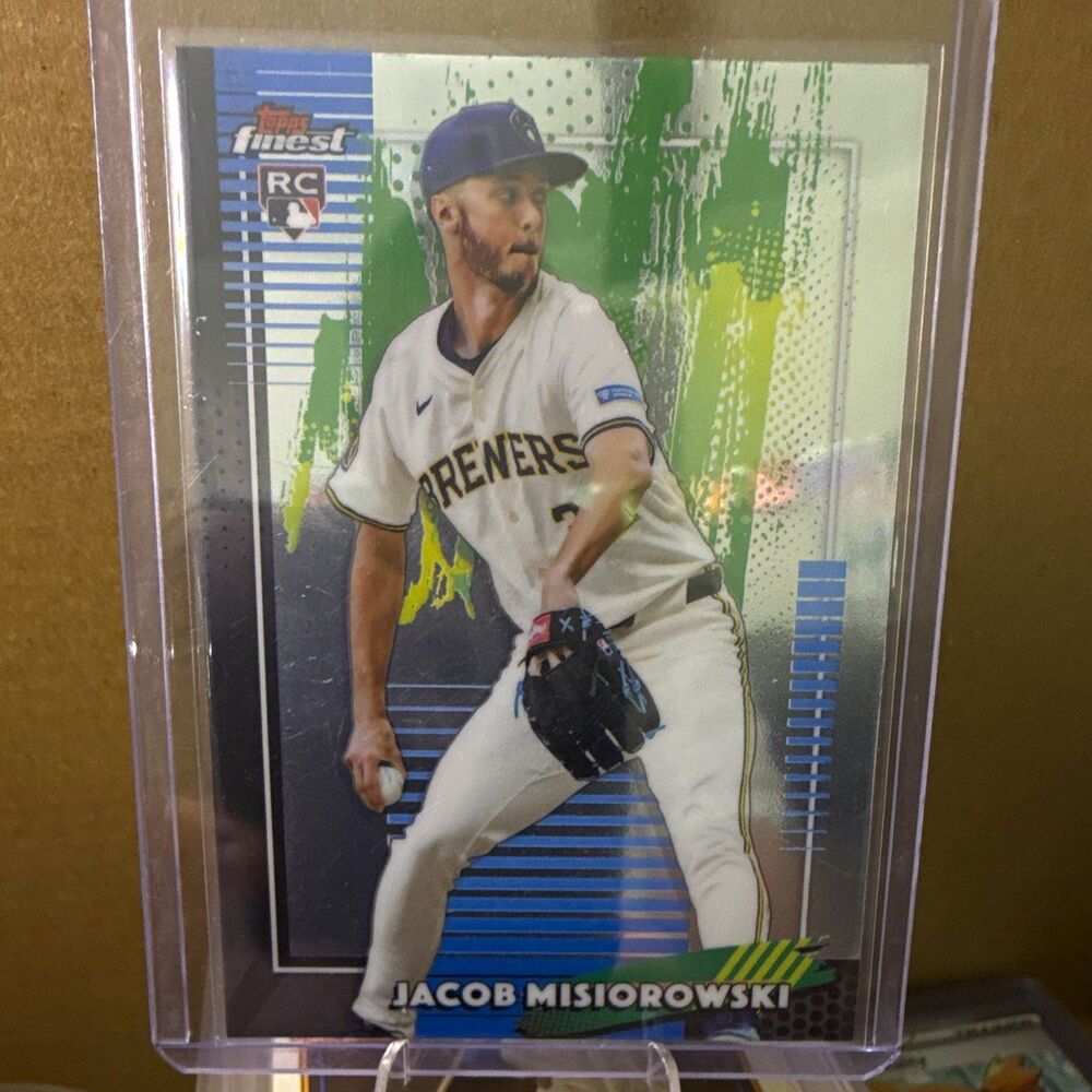 2025 Topps Finest Jacob Misiorowski RC Milwaukee Brewers #03 MLB